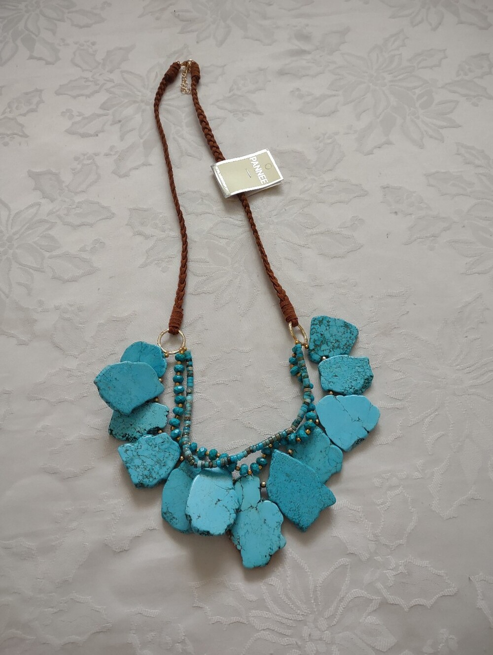 New 🆕 Turquoise Free Form Statement Necklace